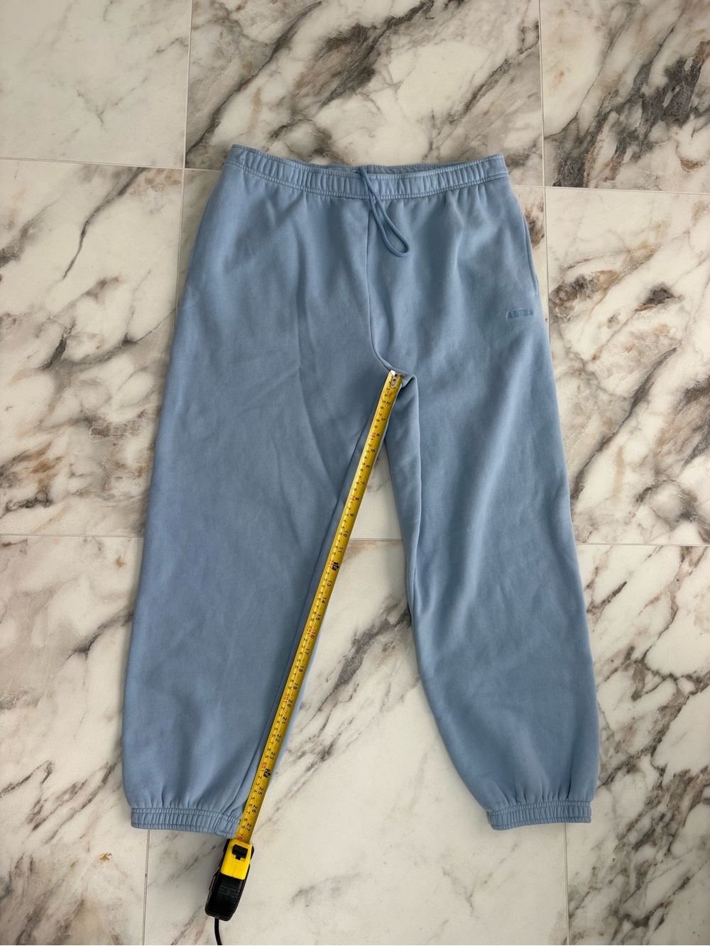 Aritzia Mega Sweatpant Cozy Sweatfleece XL Indigo Blue Oversized Joggers - Picture 14 of 16